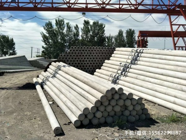 将乐190*10米非预应力水泥电线杆